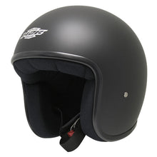 Load image into Gallery viewer, M2R No Peak Custom FG Open Face Motorcycle Helmet - Matt Black