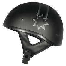 Load image into Gallery viewer, M2R Rebel Shorty Last Stand PC-5F Open Face Motorcycle Helmet - Matt Black