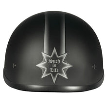 Load image into Gallery viewer, M2R Rebel Shorty Last Stand PC-5F Open Face Motorcycle Helmet - Matt Black