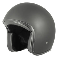 Load image into Gallery viewer, M2R 225 No Studs Open Face Motorcycle Helmet - Vice Matt Black