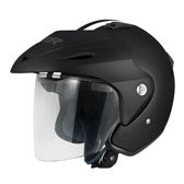 Load image into Gallery viewer, M2R 290 Urban PC-5F Open Face Motorcycle Helmet - Matt Black