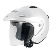Load image into Gallery viewer, M2R 290 Open Face Motorcycle Helmet - White