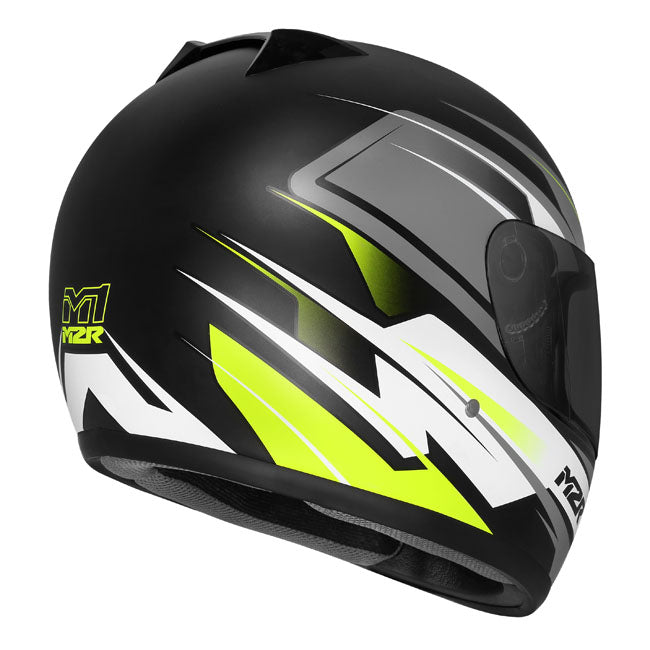 M2R M1 Chase PC-3F Motorcycle Helmet - Hi-Vis