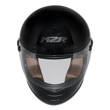 Load image into Gallery viewer, M2R Bolster F-9 Motorcycle Helmet - Metallic Black