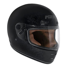 Load image into Gallery viewer, M2R Bolster F-9 Motorcycle Helmet - Metallic Black