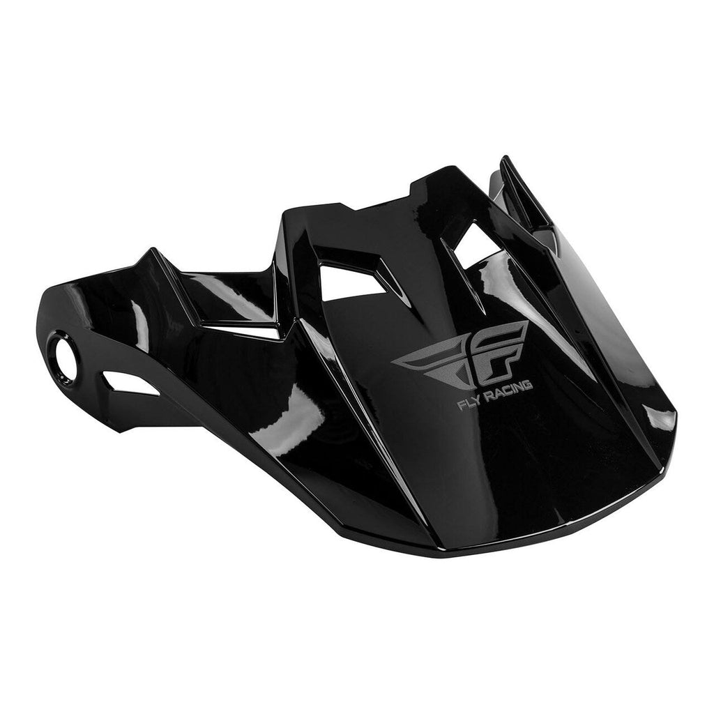 Fly Racing Formula Carbon Replacement Helmet Peak - Black Carbon