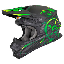 Load image into Gallery viewer, M2R EXO Unit Victorian PC-4F Motorcycle Helmet - Green