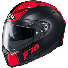 Load image into Gallery viewer, HJC F70 Mago MC-1SF Motorcycle Helmet - Black/Red