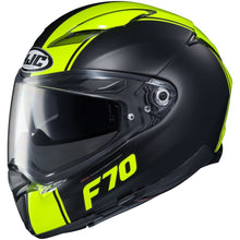 Load image into Gallery viewer, HJC F70 Mago MC-4HSF Motorcycle Helmet - Black/Hi-Viz