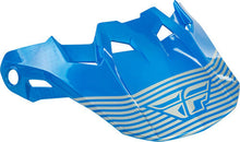 Load image into Gallery viewer, Fly Racing Formula CC Primary Replacement Helmet Peak - Blue/Grey
