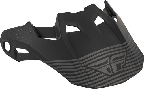 Fly Racing Formula CC Primary Replacement Helmet Peak - Matt Grey/Black