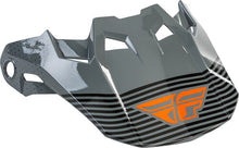 Load image into Gallery viewer, Fly Racing Formula CC Primary Replacement Helmet Peak - Grey/Orange