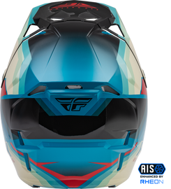 FLY Racing Formula CP Helmet Rush Blk Stone Dk Teal