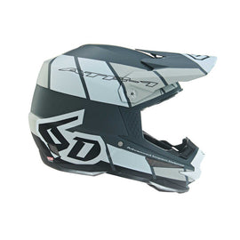 6D ATR-1 Shear Replacement Helmet Peak - White/Grey/Black