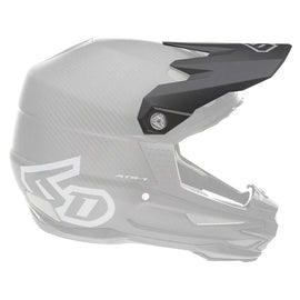 6D ATB-1 Solid Helmet Peak - Matt Carbon