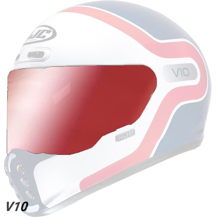 HJC HJ-41 Fire Red Iridium Visor