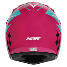 Load image into Gallery viewer, M2R MX2 JR Youth Lightning PC-7 Helmet - White Blue Pink