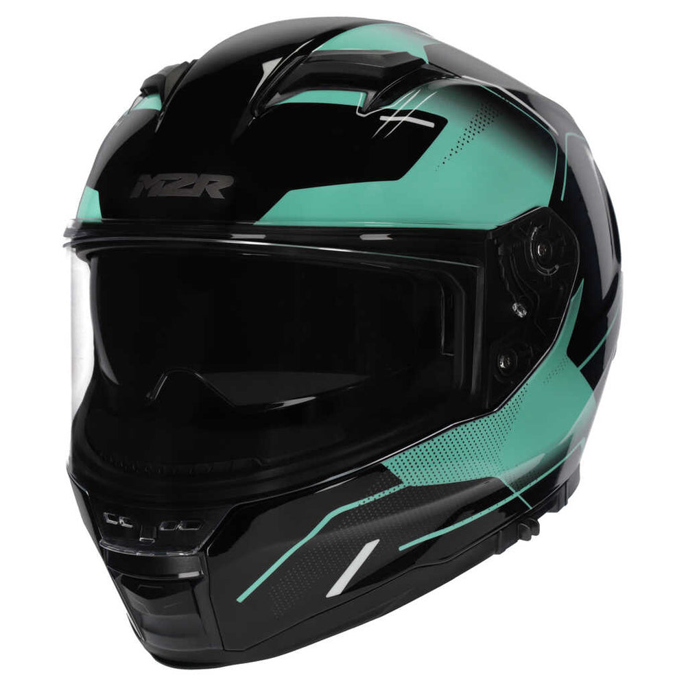 M2R Sabre Inception PC-9 Helmet - Black Teal