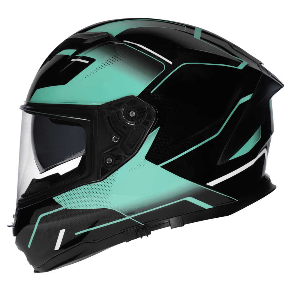 M2R Sabre Inception PC-9 Helmet - Black Teal