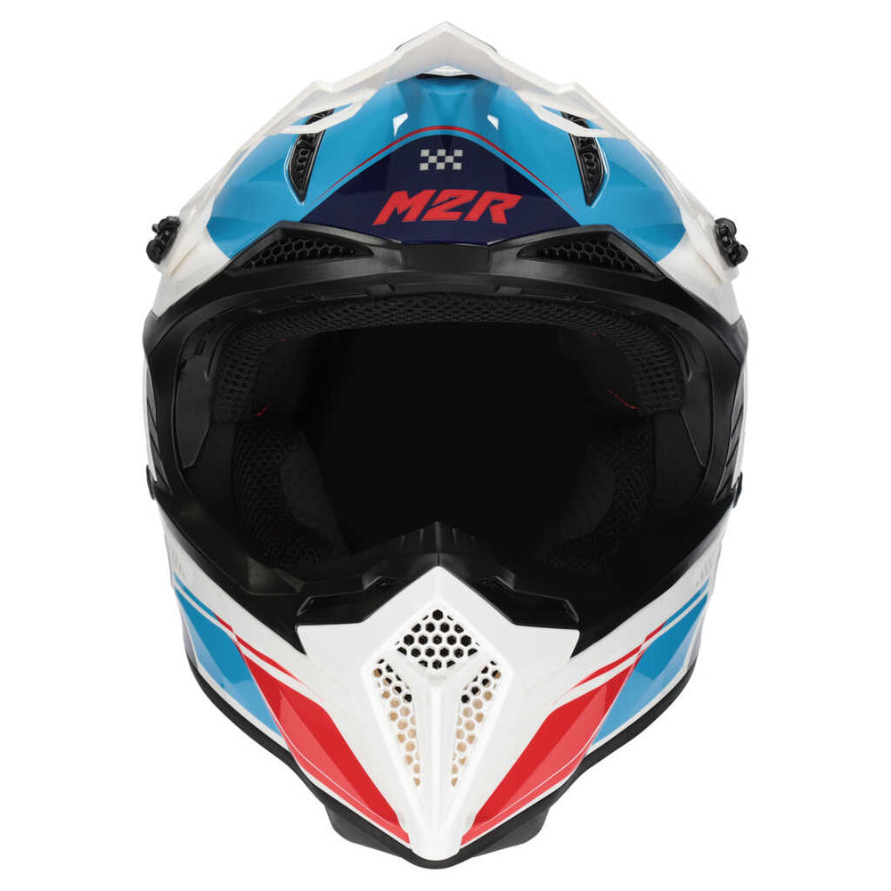 M2R X2.1 Pulse PC-2 Helmet - Blue/White/Red