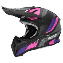 Load image into Gallery viewer, M2R X2.1 Youth Pilse PC-7F Helmet - Pink/Purple/Black