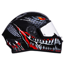 Load image into Gallery viewer, SMK Stellar Taotei (GL237) Full Face Helmet - Black/Grey/Red