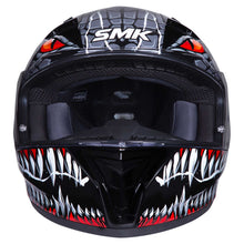 Load image into Gallery viewer, SMK Stellar Taotei (GL237) Full Face Helmet - Black/Grey/Red