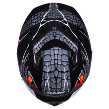 Load image into Gallery viewer, SMK Stellar Taotei (GL237) Full Face Helmet - Black/Grey/Red