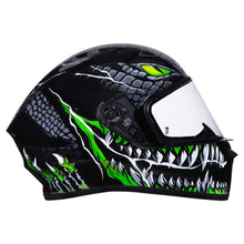 Load image into Gallery viewer, SMK Stellar Taotei (GL268) Full Face Helmet - Black/Grey/Green