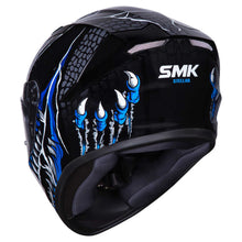 Load image into Gallery viewer, SMK Stellar Taotei (GL265) Full Face Helmet - Black/Grey/Blue