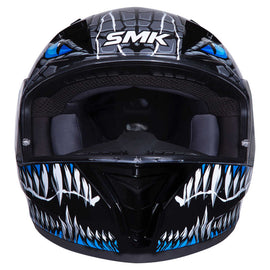 SMK Stellar Taotei (GL265) Full Face Helmet - Black/Grey/Blue