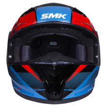 Load image into Gallery viewer, SMK Stellar Faro (GL236) Full Face Helmet - Black/Red/Blue