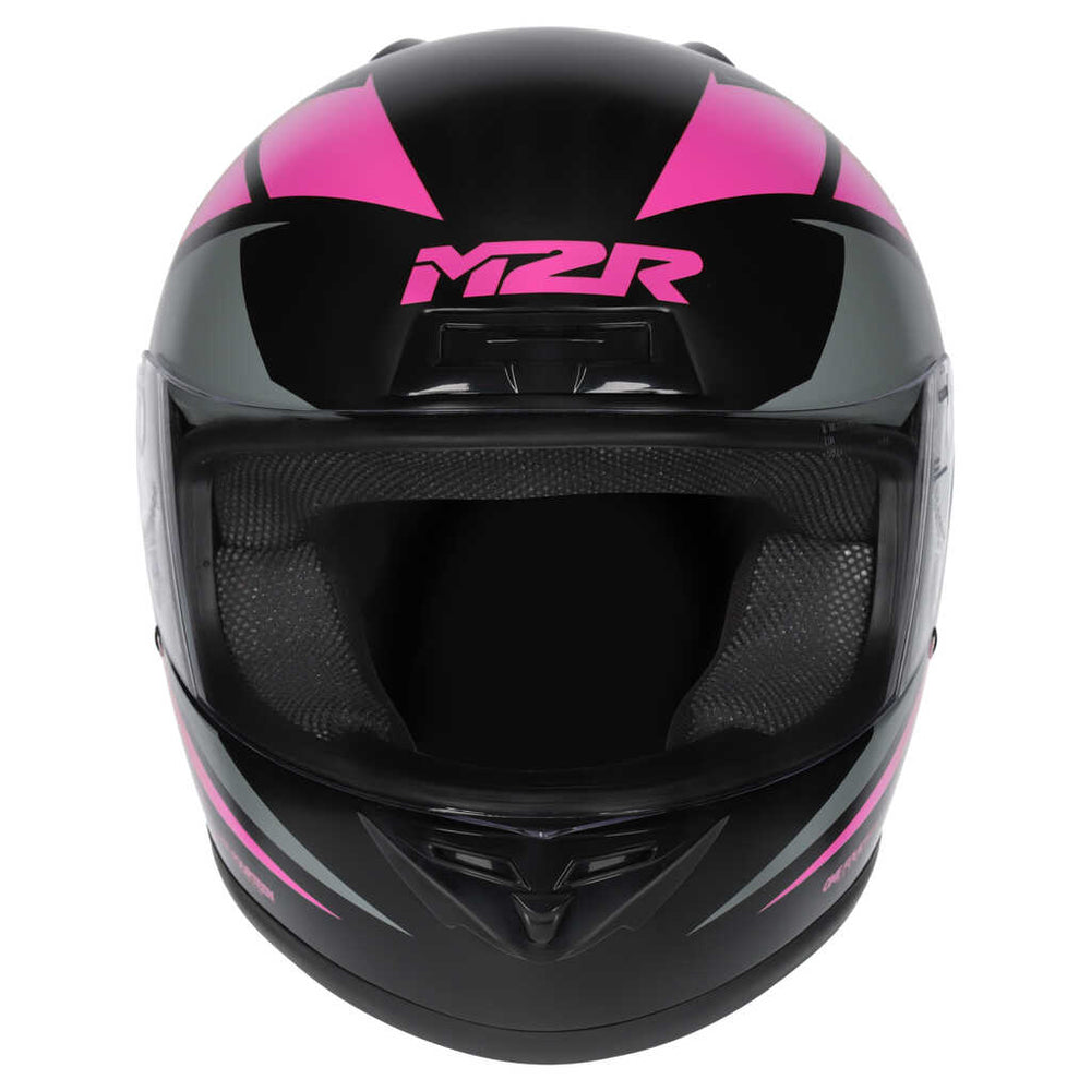 M2R M1 Carve PC-F Helmet - Black/Pink