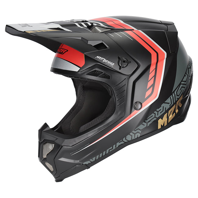 M2R X4 Evo Paradigm PC-1F Helmet - Red