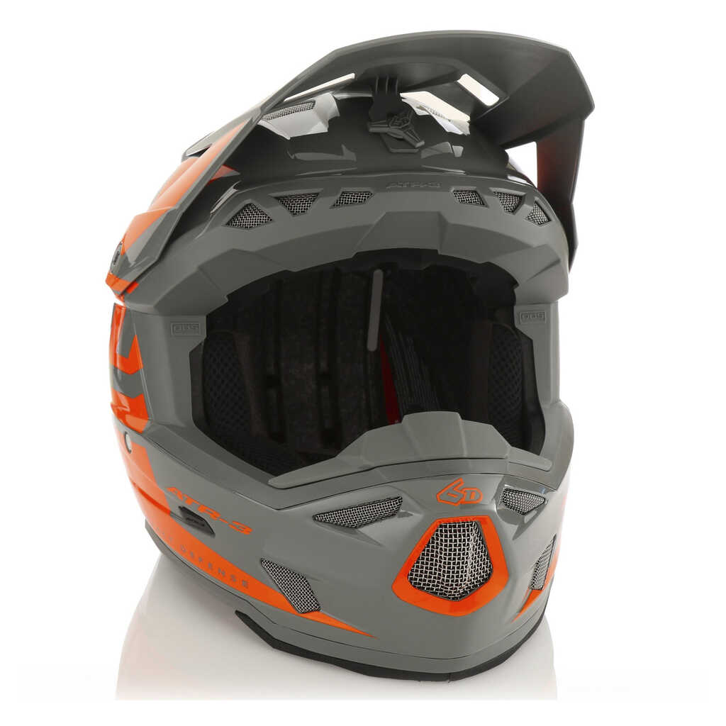 6D ATR-3 HEX Full Face Youth Helmet - Gloss Orange