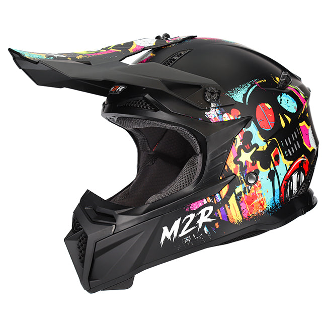 M2R X2.1 Youth Graffiti Pc-1 Helmet