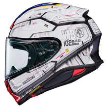Load image into Gallery viewer, Shoei NXR2 RX-78-02 Gundam Full Face Helmet - White/Red/Blue
