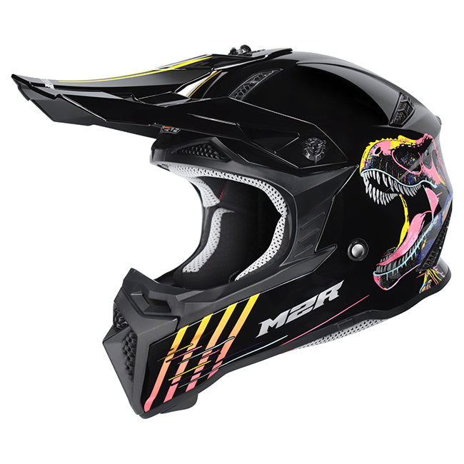 M2R X2.1 T-Rex PC-7 Youth Helmet - Purple