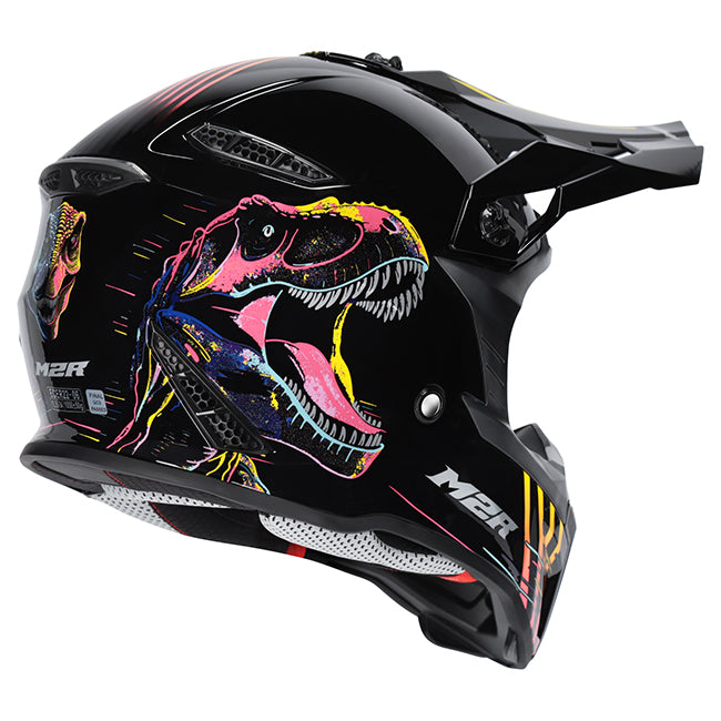 M2R X2.1 T-Rex PC-7 Youth Helmet - Purple