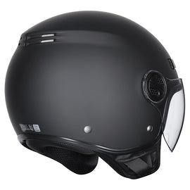 M2R Nimbus Lightweight ABS Helmet - Matt Black