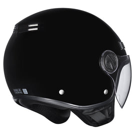 M2R Nimbus Lightweight ABS Helmet - Black