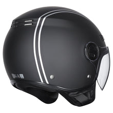 Load image into Gallery viewer, M2R Nimbus PC-5F Lightweight ABS Helmet - Stripe Black Silver