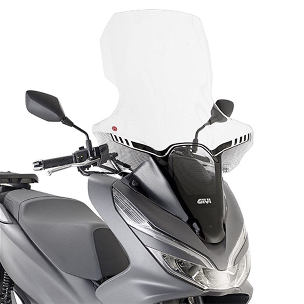 Givi Windscreen Only - Transparent - Honda PCX125 18-20 (Needs Fitting Kit D1163Kit)