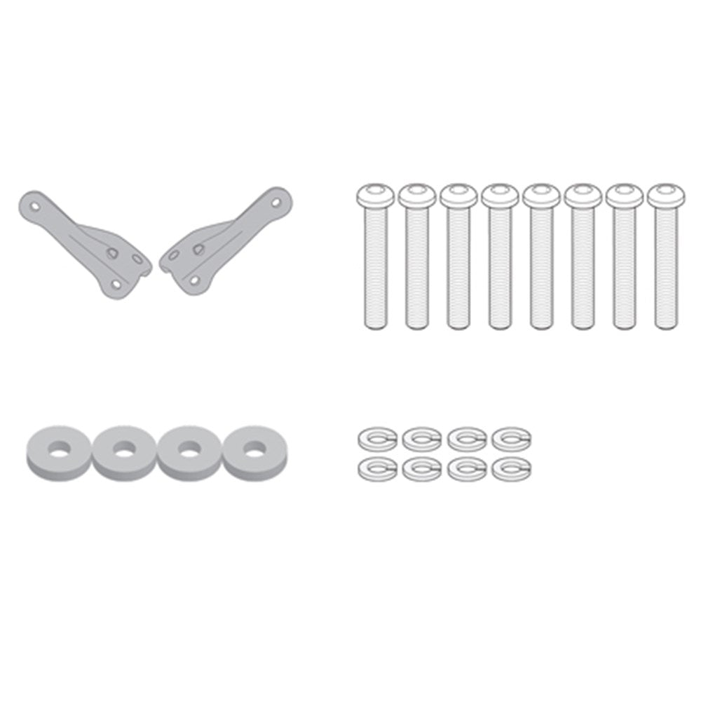 Givi 1173KIT Saddlebag Holder Hardware Kit for TE1173 Saddlebag Holder without 1173FZ