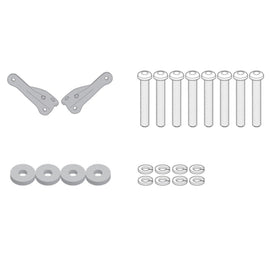 Givi 1173KIT Saddlebag Holder Hardware Kit for TE1173 Saddlebag Holder without 1173FZ
