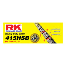 Load image into Gallery viewer, RK CHAIN 415 HEAVY DUTY - 130 LINK - GOLD