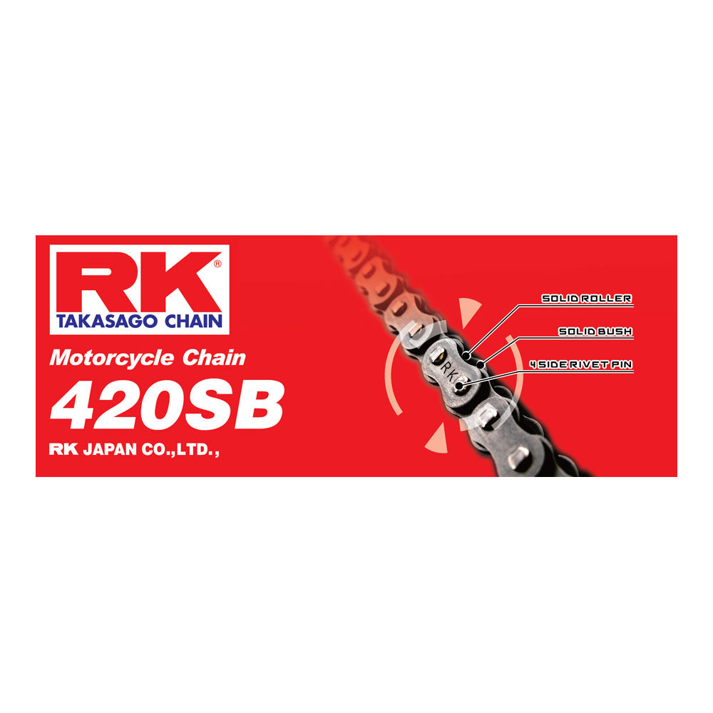 RK CHAIN 420SB - 136 LINK