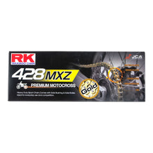 Load image into Gallery viewer, RK CHAIN 428MXZ - 126 LINK - GOLD