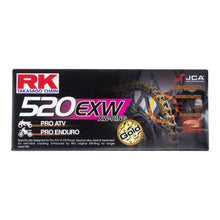 Load image into Gallery viewer, RK CHAIN 520EXW - 120 LINK - GOLD