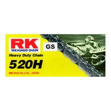 Load image into Gallery viewer, RK CHAIN 520 HEAVY DUTY - 120 LINK - GOLD
